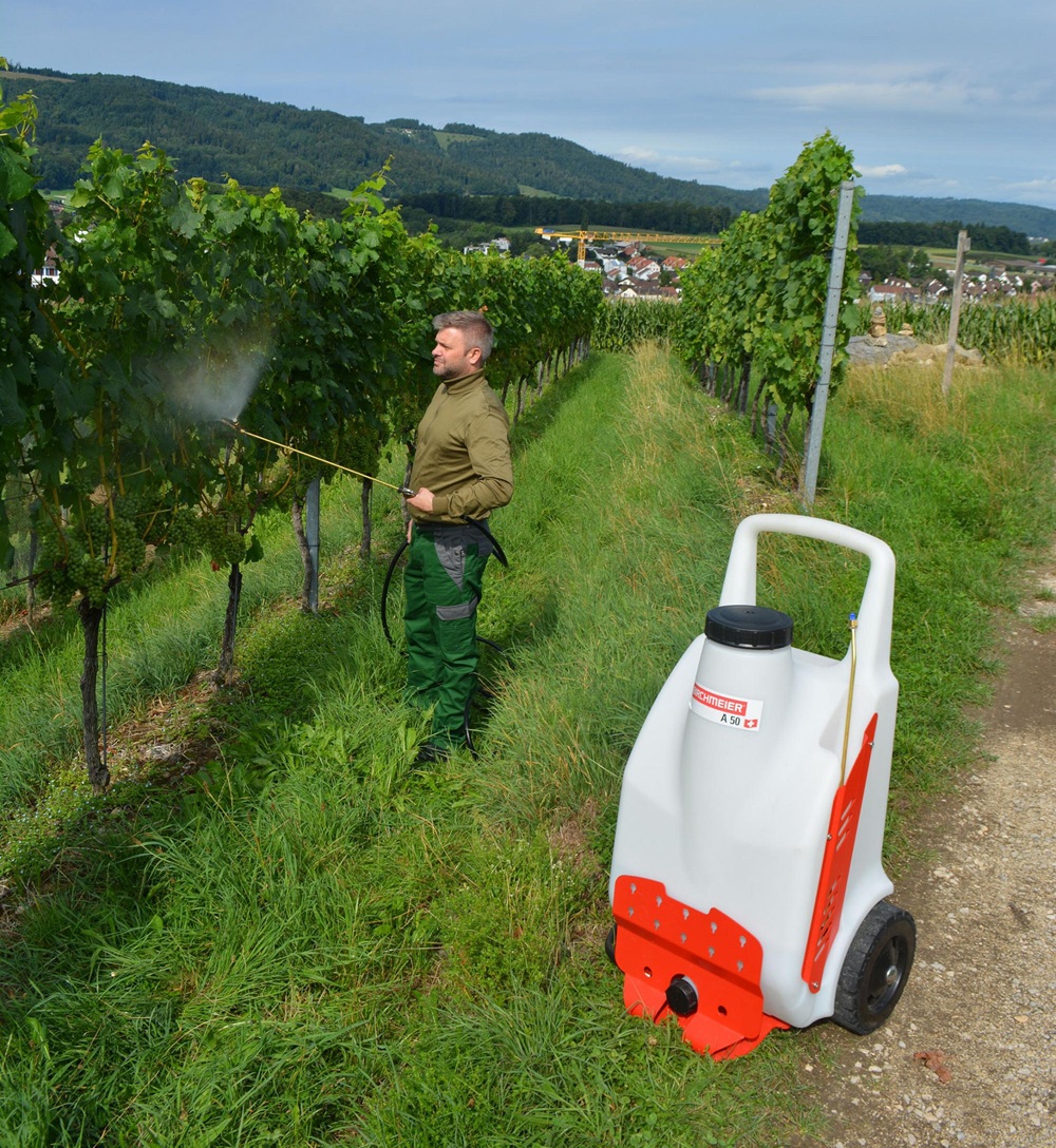Birchmeier Zweirad-Akku-Sprühgerät A 50, Füllmenge 50 l, 18 V in drei Ausführungen