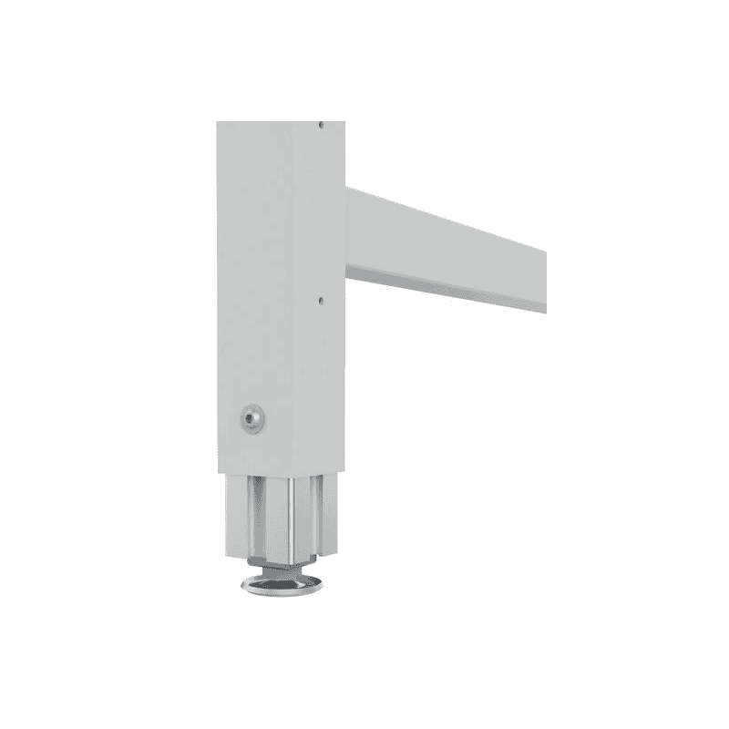 Bedrunka+Hirth Packtisch Komfort, Grundtisch Tiefe 900 mm, höhenverstellbar mit Klemmfeststellung, 2000 x 900 mm