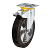Geräteräder mit Aluminium Felgen und Gummireifen 