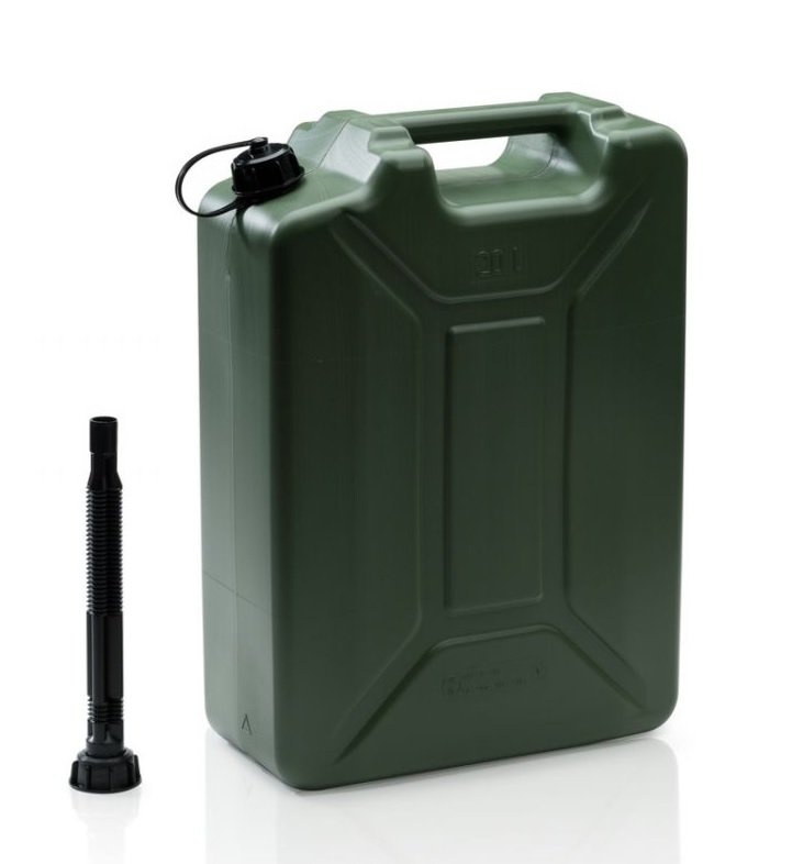 Kraftstoff-Kanister grün, Polyethylen - UV-resistent, 10 - 20 Liter
