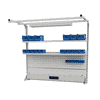 Bedrunka+Hirth Multi-Wand-Aufbau mit Obergestell, BxTxH 1500 x 750 x 1250 mm