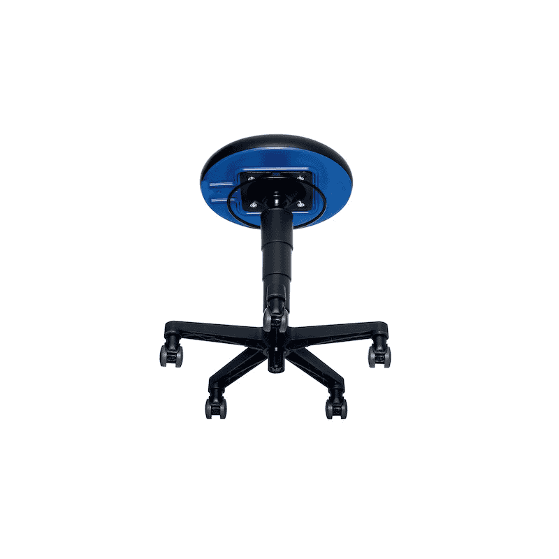 Allround Hocker Bimos 9463 mit Rollen, höhenverstellbar, schwarz