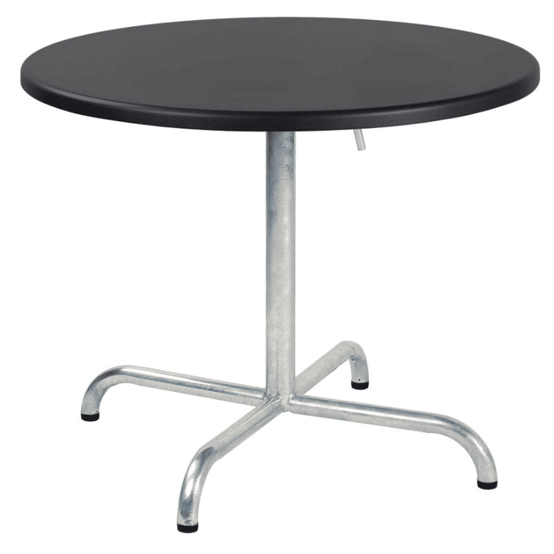 Schaffner Table de salon Davos, ronde, résistante aux intempéries et rabattable, en diverses exécutions