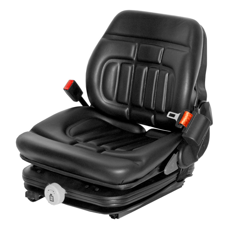 Kompakter Gabelstaplersitz UnitedSeats MGV25 PVC, langlebig und vielseitig