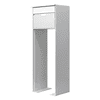Huber Boîte aux lettres Alu 400 avec rallonge latérale et socle, disponible en 2 couleurs