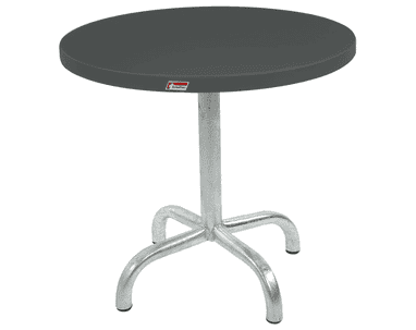 Schaffner Table d'appoint Säntis avec plateau métallique, en diverses couleurs