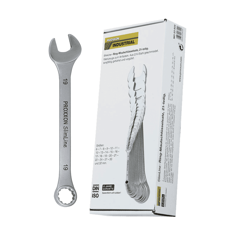 Proxxon SlimLine Jeu de clés mixtes, 6 - 32 mm, 21 pièces