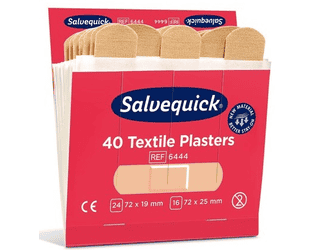 Pansements textiles, Salvequick 6444, paquet de 6 x 40 pièces