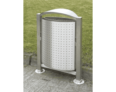 Poubelle pliable en acier inoxydable