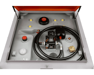 CEMO Baustellentank DT Mobil PRO hybrid 980 l Basic, „APready“, 18 V, 60 l/min, 4 m Schlauch