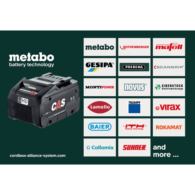 Metabo Akku-Hammer BH 18 LTX BL 16, 18 V in drei Ausführungen