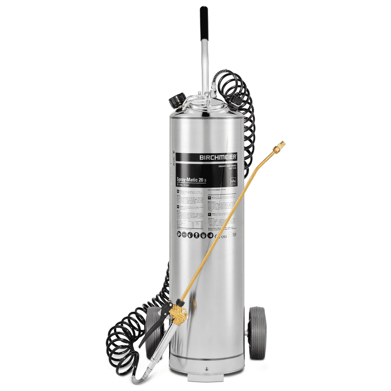 Birchmeier Pulvérisateur à pression Spray-Matic 20 S, pour les professionnels du bâtiment, avec chariot, capacité 20 l