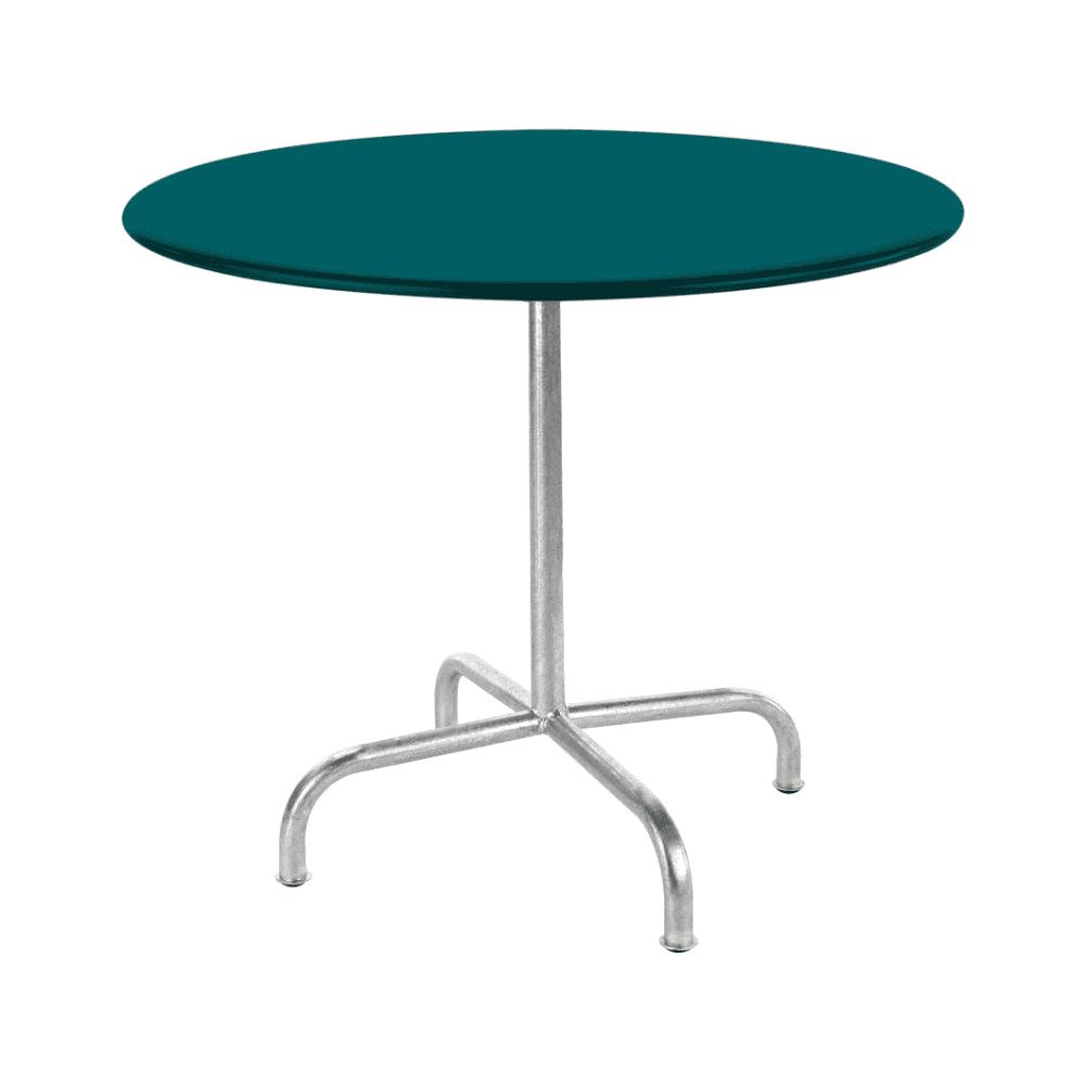 Schaffner Table de jardin ronde Rigi, résistante aux intempéries, rabattable et stable, en diverses exécutions