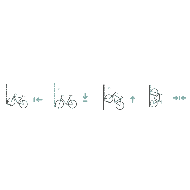 biohort BikeLift - accessoire pour abri de jardin HighLine, Europa, Panorama, AvantGarde
