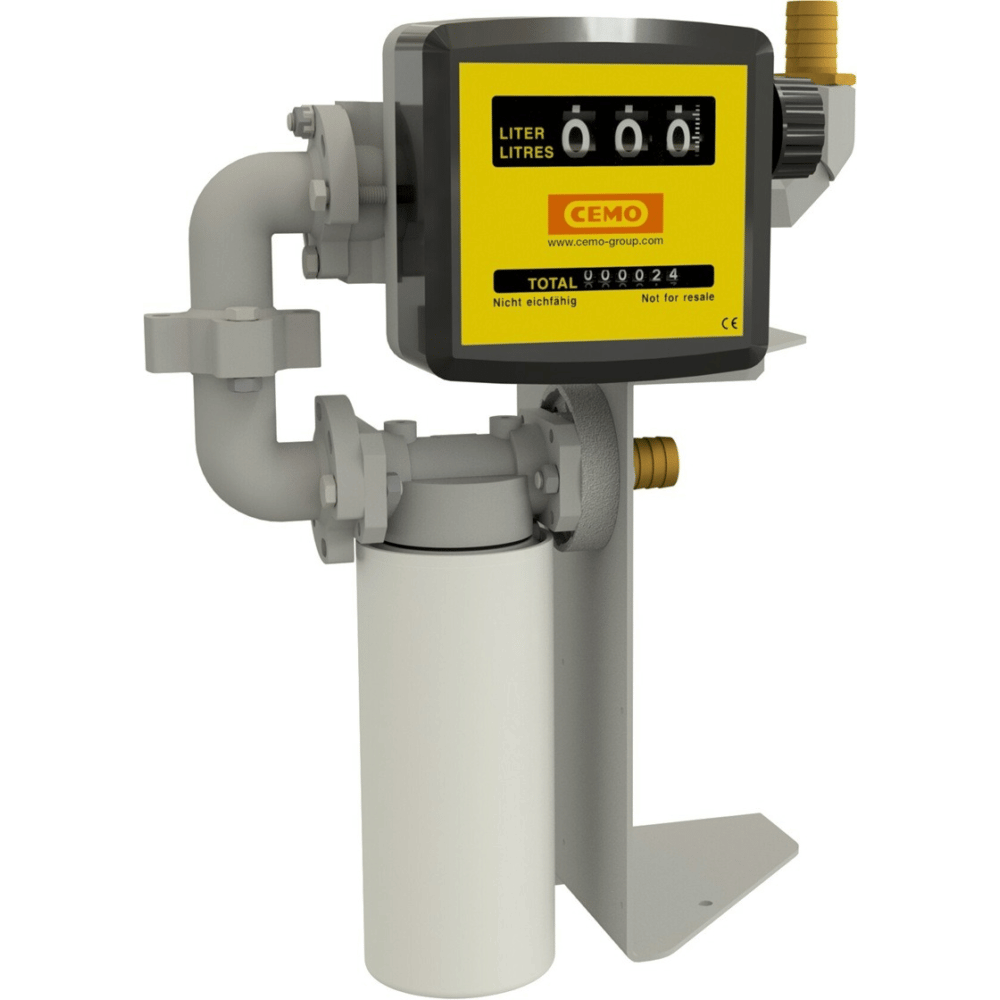 CEMO Filtre avec compteur et séparateur d'eau pour Stations complet CUBE pour diesel Outdoor Basic 7500 l