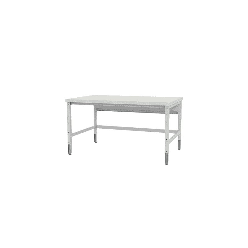 Bedrunka+Hirth Packtisch Komfort, Grundtisch Tiefe 900 mm, höhenverstellbar mit Klemmfeststellung, 2000 x 900 mm