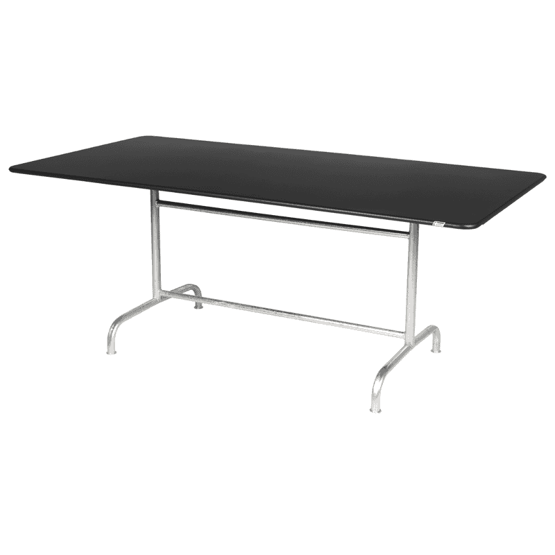 Schaffner Table métallique Rigi avec plateau en acier rabattable, en divers modèles