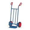 Diable en tube d'acier, hauteur 1150 mm, pelle standard