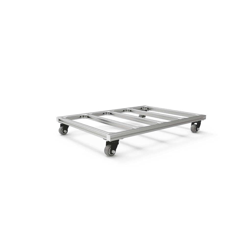 Pour Diable monte-escaliers électrique - Plate-forme de chargement en aluminium avec roulettes