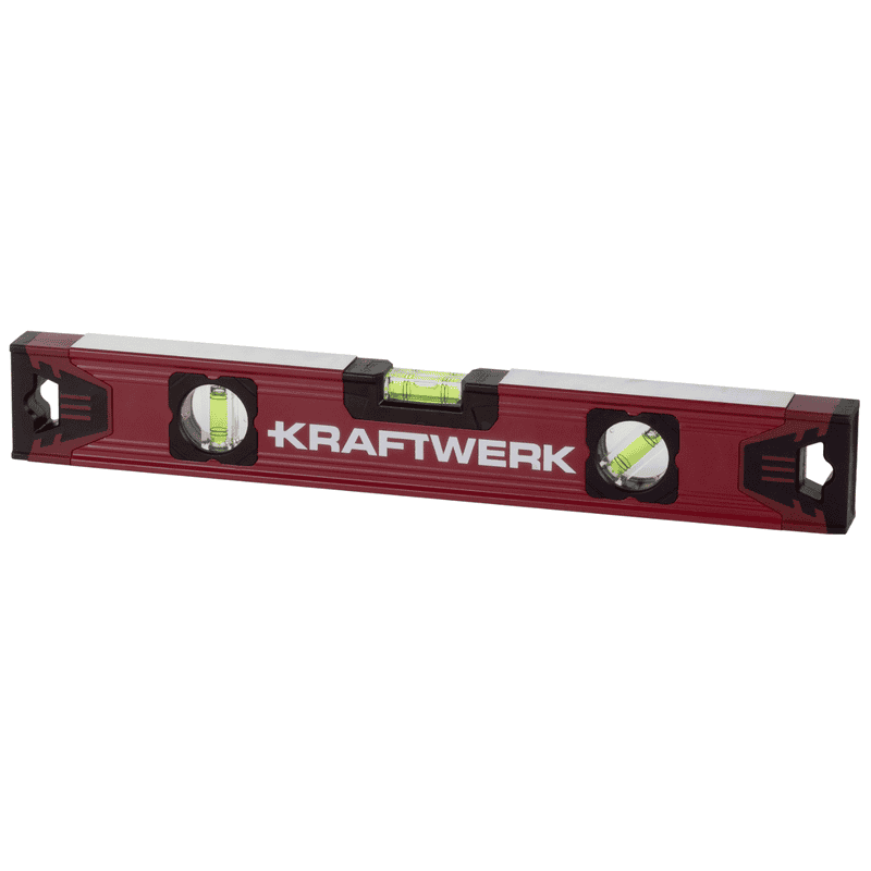 KRAFTWERK PRO LINE Magnetische Wasserwaage, 0.5 mm/m Toleranz, in 4 Grössen
