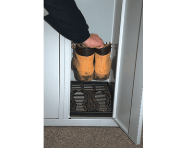 Insert en plastique pour chaussures, accessoires pour vestiaires