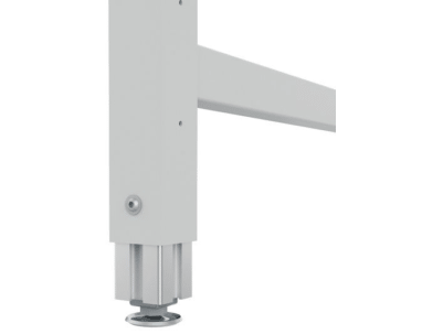 Bedrunka+Hirth Packtisch Komfort, Grundtisch Tiefe 750 mm, höhenverstellbar mit Klemmfeststellung, 1500 x 750 mm