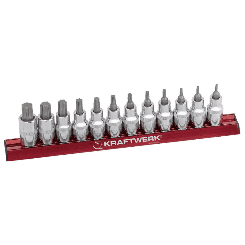 KRAFTWERK PRO LINE TX-Bit-Stecknuss-Satz MAGALU 1/2", 12-teilig