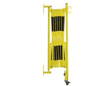 Scherengitter mit Rolle und Wandfixierung