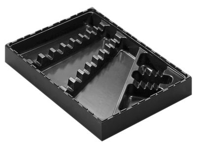 Bedrunka+Hirth Boîte à clés à fourche/à anneaux de fourche Aqurado, l x p x h 240 x 336 x 48 mm