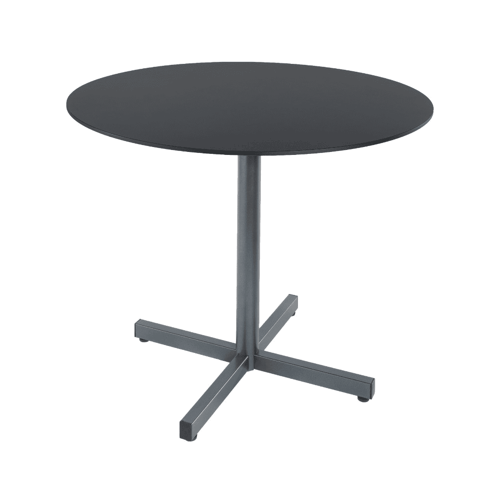 Schaffner Table de bistrot LUZERN en fibre de verre, ronde, rabattable, disponible en plusieurs versions