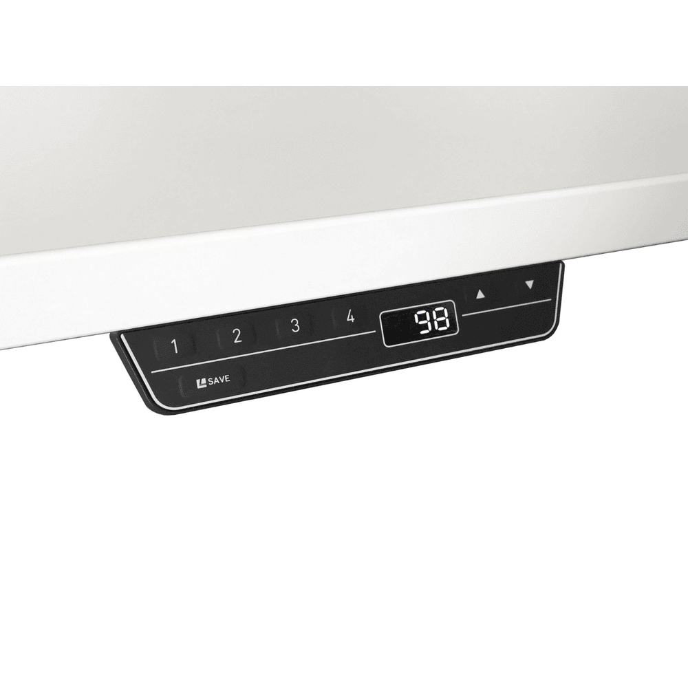 Ergonomischer Stehtisch Lausanne mit Memory-Schalter, elektrisch höhenverstellbar, in diversen Ausführungen