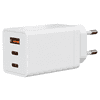 Steffen GaN Ladeadapter 67 W PD, 1 × USB-A + 2 × USB-C, weiss