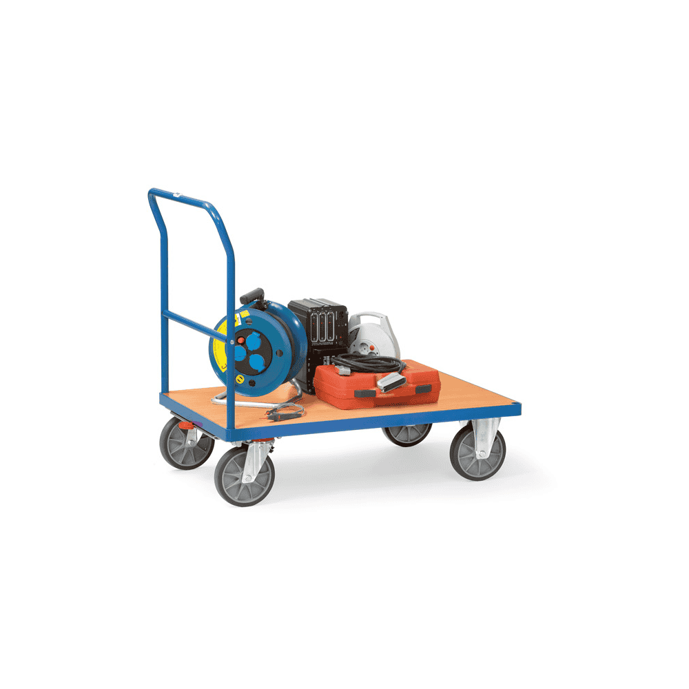 Plattformwagen mit Schiebebügel