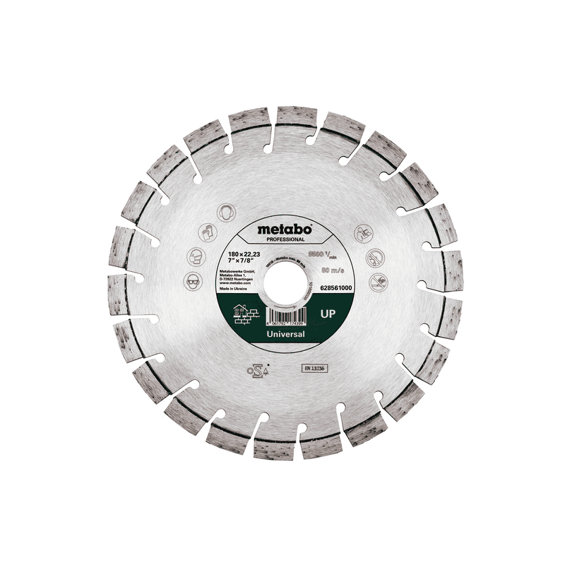 Metabo Diamanttrennscheibe "UP" Universal "professional", 180 x 22,23 mm