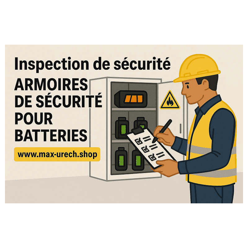 Contrôle de sécurité du système d'alarme pour armoires de chargement et de stockage sur batterie