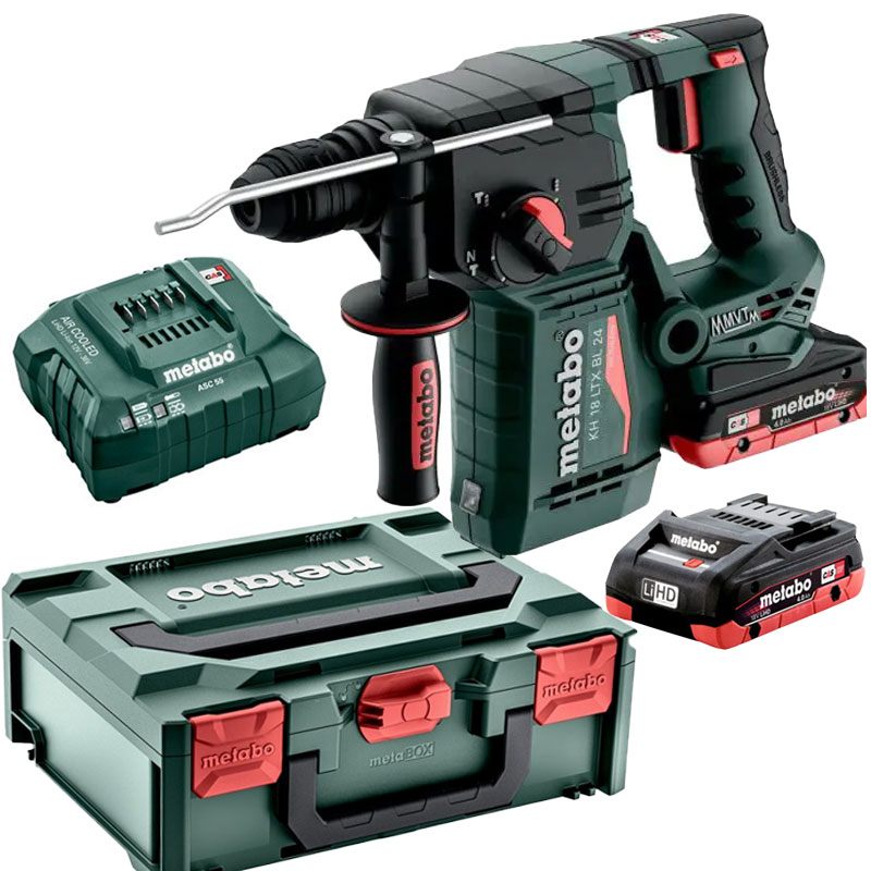 Metabo Akku-Hammer KH 18 LTX BL 24, 18 V in drei Ausführungen
