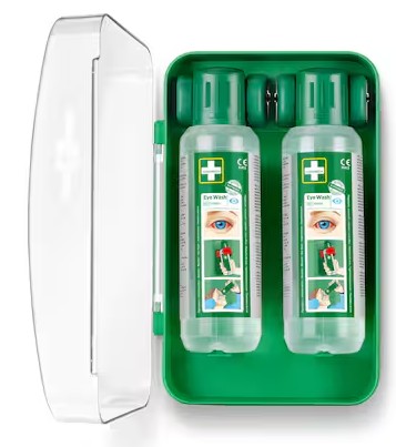 Support mural, Cederroth Eye Wash Cabinet 51011040, avec 2 x solution de rinçage oculaire