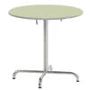 Schaffner Table pliante Davos en fibre de verre, de forme ronde, disponible en plusieurs versions