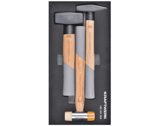KRAFTWERK BASIC LINE EVA Hammer-Einlage, 200 x 400 mm, 3-teilig, LxBxH 200 x 400 x 40 mm