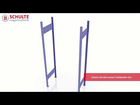 Schulte Zusatzebene Schrägbodenregal XL, Fachlast 150 kg