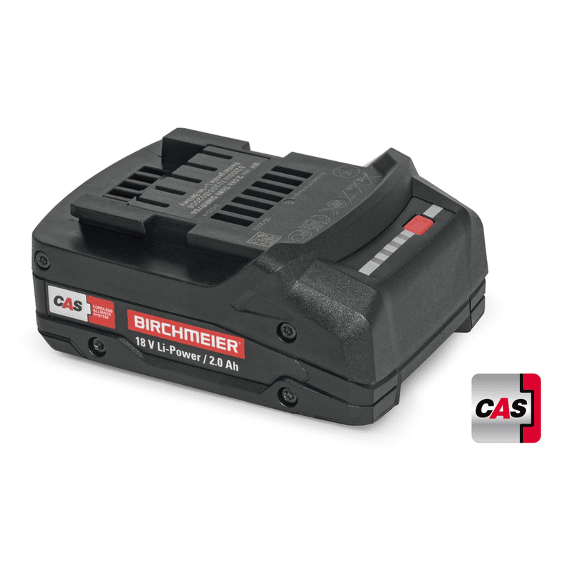 Birchmeier Li-Power / LiHD Akkupack 18 V zu CAS-Akkusystem, fünf Varianten