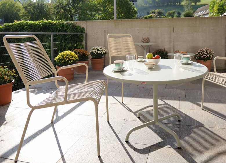 Schaffner Salon Fauteuil spaghetti RIGI avec accoudoirs, en diverses couleurs