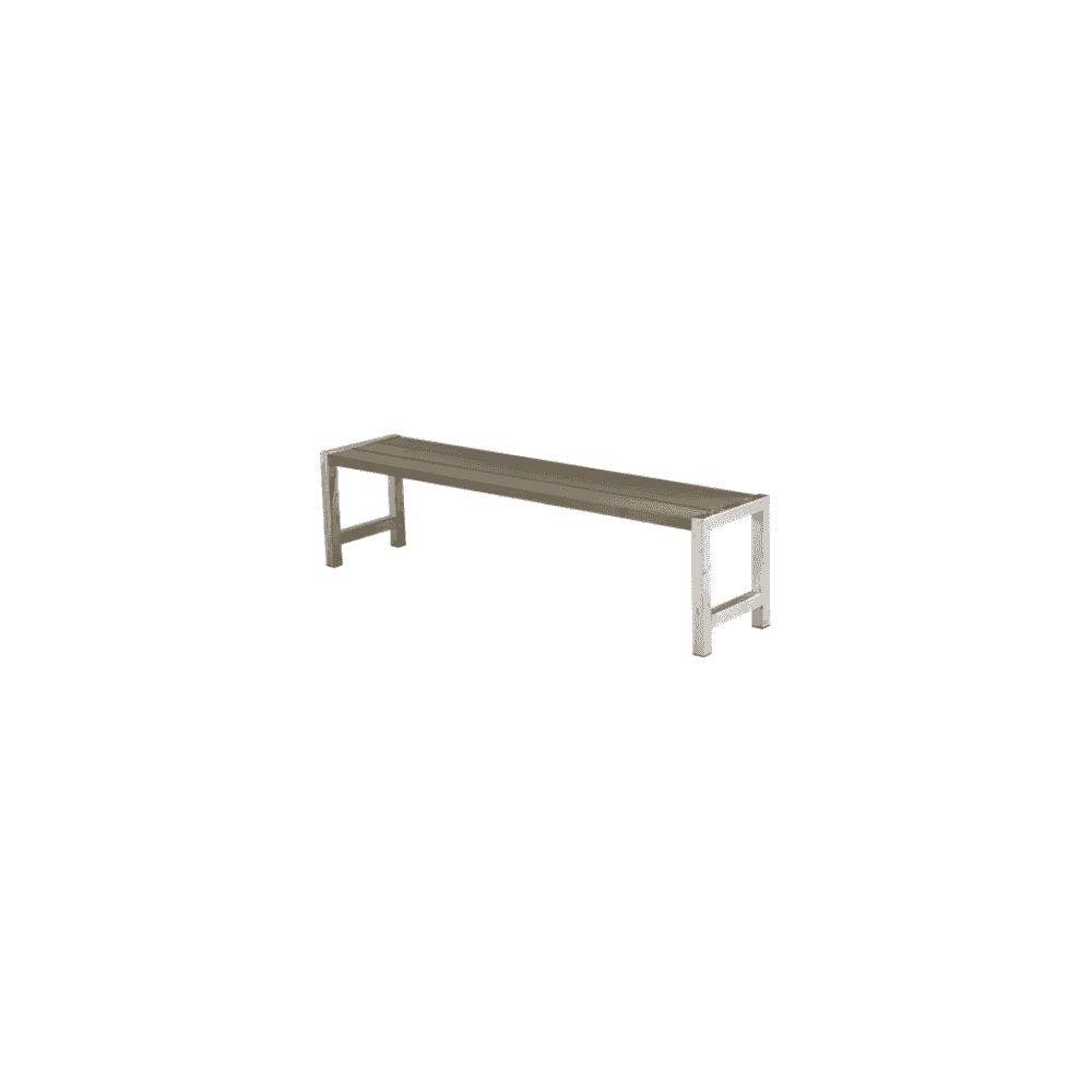 Planches-Banc de jardin quatre couleurs, avec ou sans dosserets