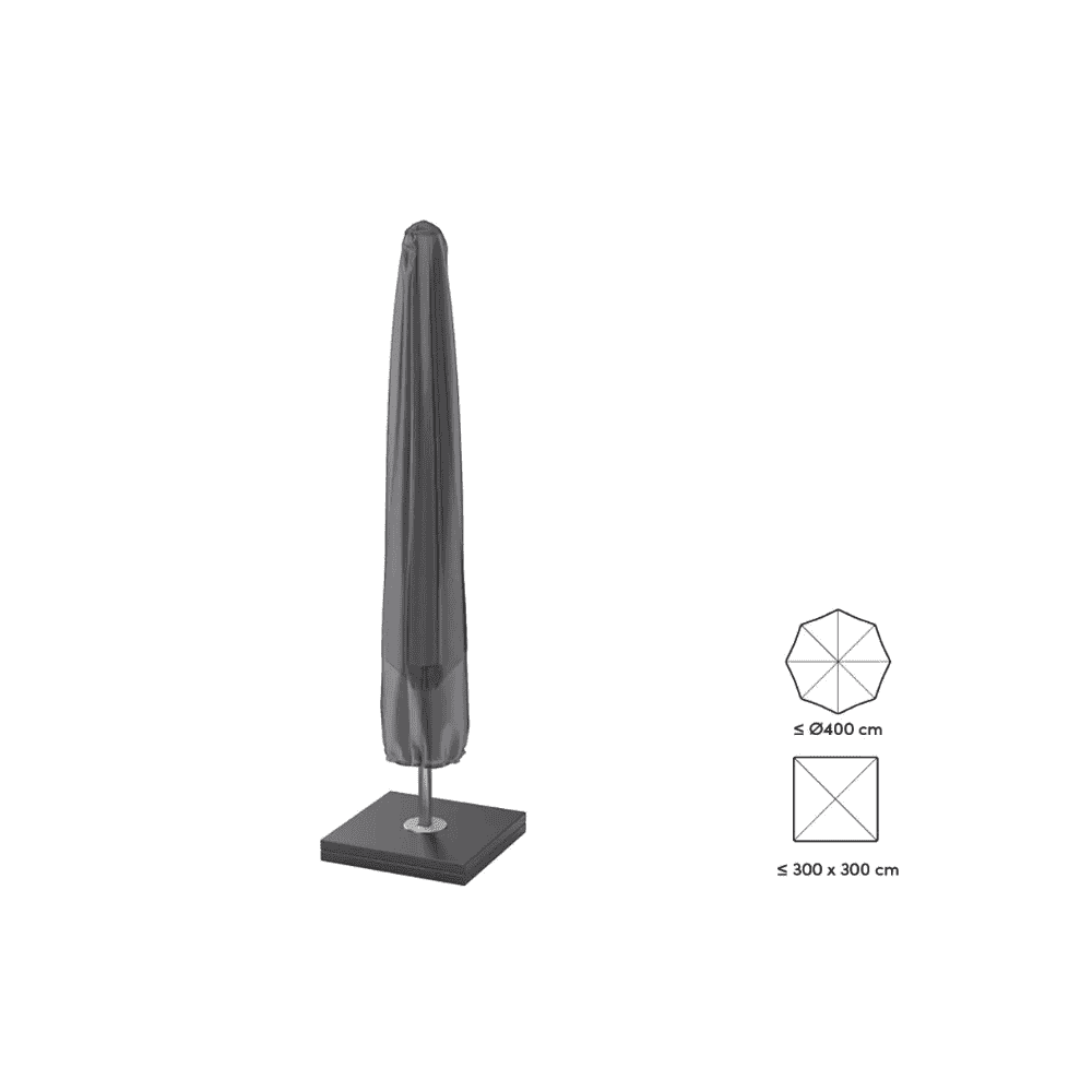 Platinum AeroCover Schutzhülle Sonnenschirm, Höhe 2300 mm, Durchmesser 300/400 mm