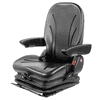UnitedSeats MGV55 PVC Siège avec interrupteur de contact, pour chariots élévateurs et engins de chantier