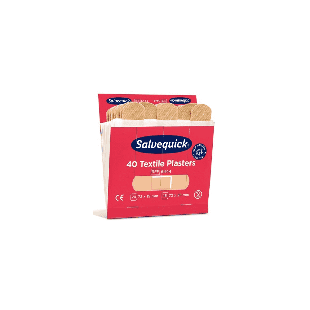 Pansements textiles, Salvequick 6444, paquet de 6 x 40 pièces