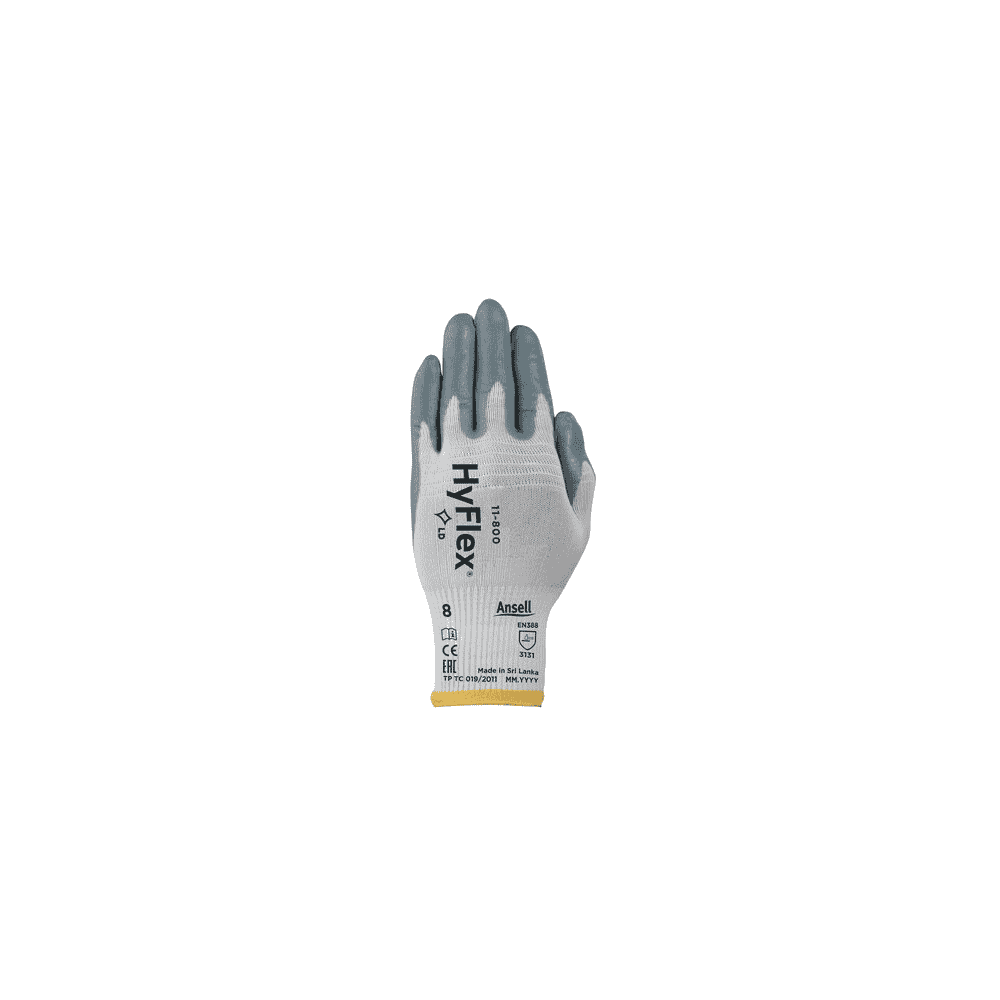 Gants de protection mécanique Ansell HyFlex 11-800, EN388 3131