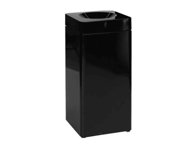 Poubelle carrée auto-extinguible de 51 l, ignifuge, disponible en 2 couleurs
