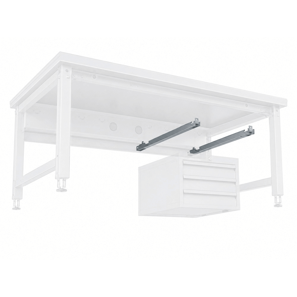 Bedrunka+Hirth Träger für Hängeschränke, für ergoliner® - Tischtiefe 600/750/900 mm