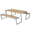 PLUS Mobilier de jardin modulable Zigma, disponible en plusieurs modèles